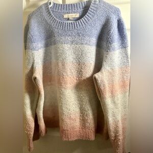 LOFT Pastel Striped Women's Sweater